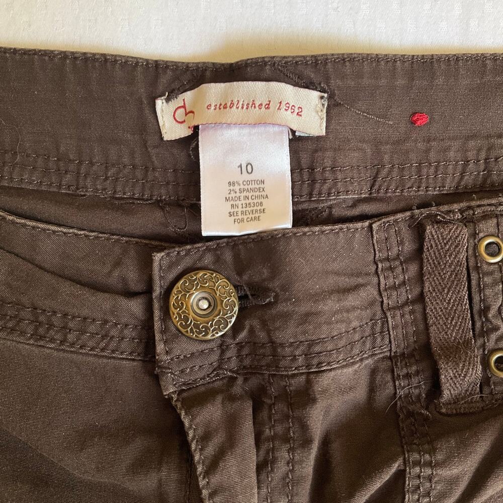CB Mens Cargo Khaki Shorts size 10, Brown - Picture 7 of 9